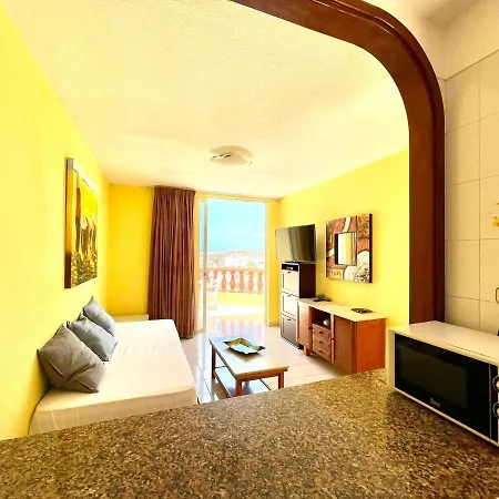 Apartamento Con Free Wifi En Zonas Comunes, Piscina Compartida Y Vista, Tenerife Apartman
